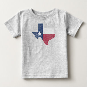 Texas Lone Star Vintage Distressed Baby T-Shirt