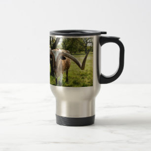 Texas Longhorn Bull Travel Mug