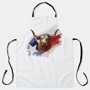 Texas longhorn cow apron
