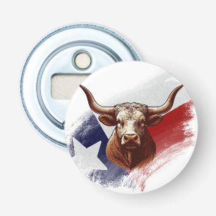 Texas longhorn cow bottle opener