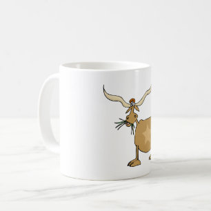 Texas Longhorn Cow with Star Coffee Mug