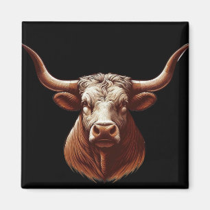 Texas Longhorn Magnet