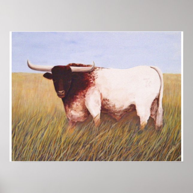 Texas Longhorn Poster (Front)