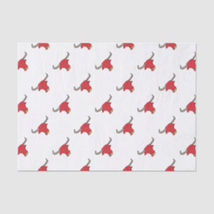 Texas Longhorn Red Bull Drawing Tissue Paper