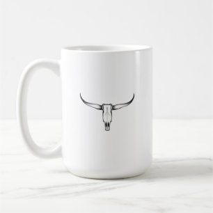 Texas Longhorn Skull Coffee Mug
