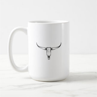 Texas Longhorn Skull Coffee Mug