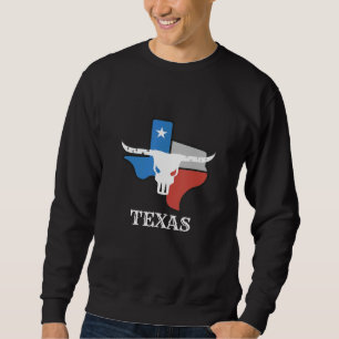 Texas Longhorn Texan Bull Lone Star State Texas Sweatshirt