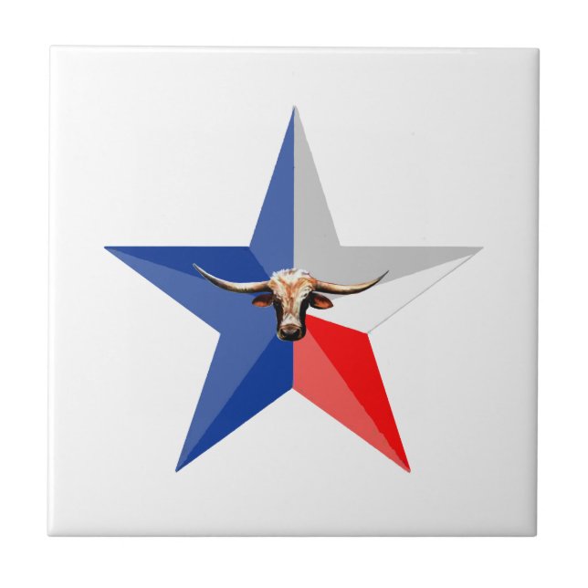 Texas Longhorn The Symbol of-Power multiple produc Tile (Front)