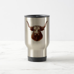 Texas Longhorn Travel Mug
