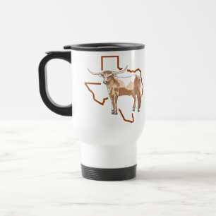 Texas Longhorn Travel Mug