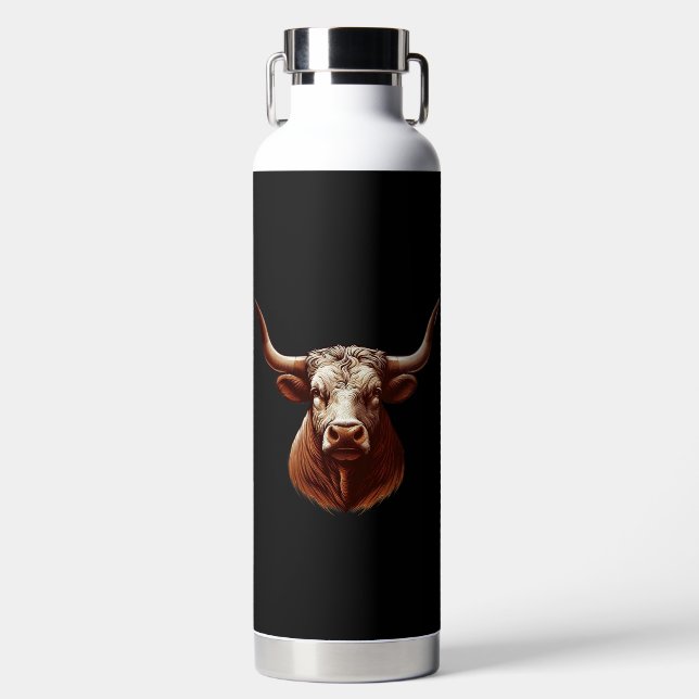 Texas Longhorn Water Bottle (Front)