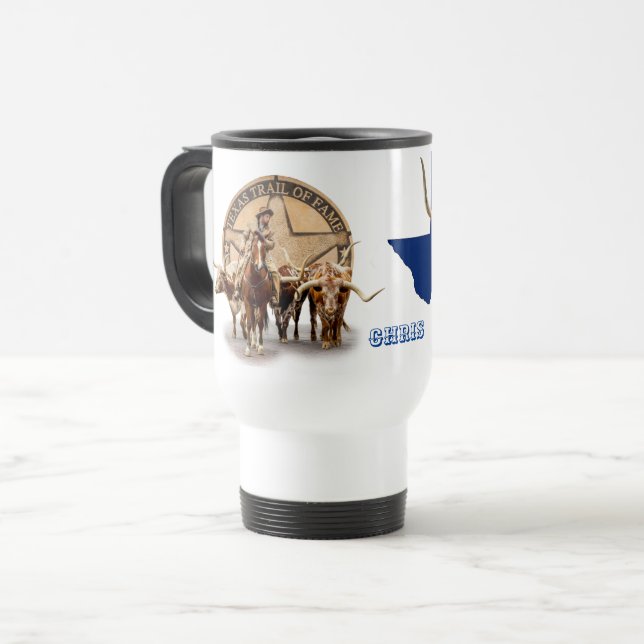 Texas Longhorns Commuter Mug (Front Left)