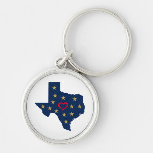 Texas Love and Shining Stars in the Lone Star Stat Key Ring