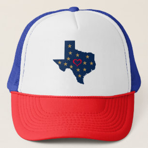 Texas Love and Shining Stars in the Lone Star Stat Trucker Hat