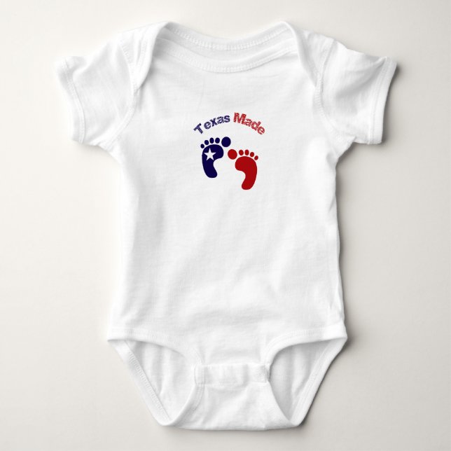 Texas Made Baby Bodysuit (Front)