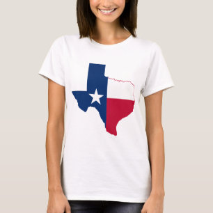 Texas map flag T-Shirt
