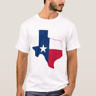 Texas map flag T-Shirt