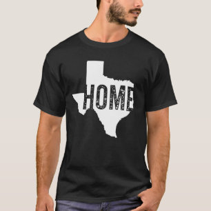 Texas Map Home - Yall Texas State Map Vintage T-Shirt