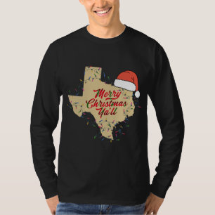 Texas Merry Christmas Party Yall Matching Family T T-Shirt