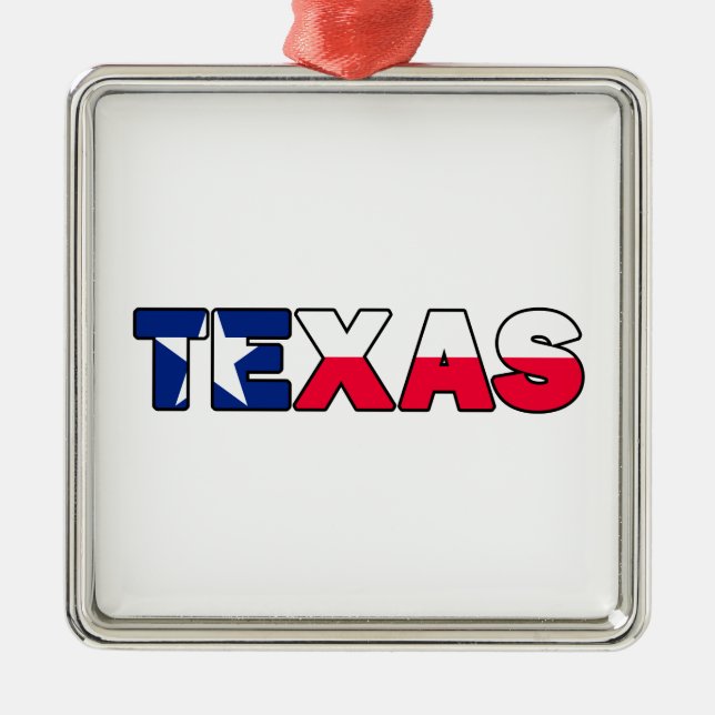 Texas Metal Tree Decoration (Front)