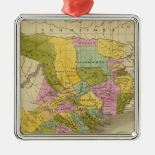 Texas Metal Tree Decoration