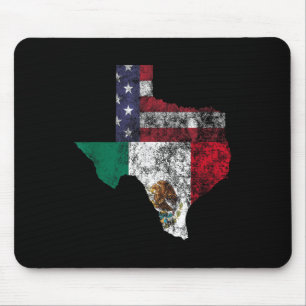 Texas Mexico American Flag Cinco De Mayo Mexican T Mouse Mat