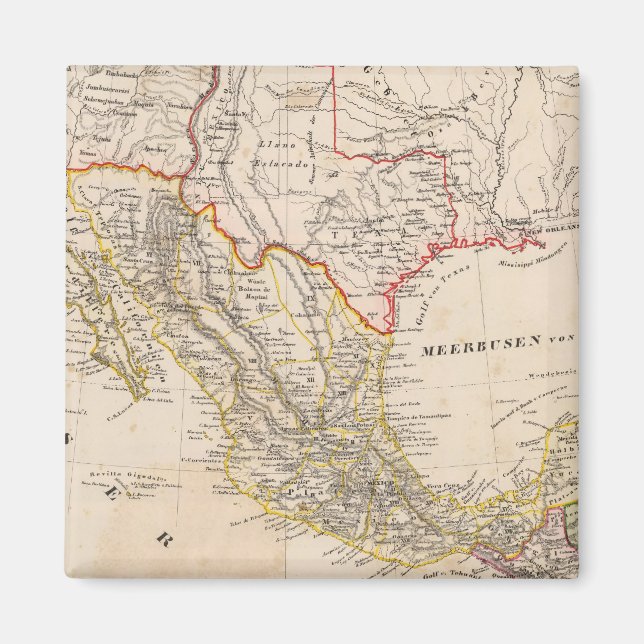 Texas, Mexico Magnet (Front)