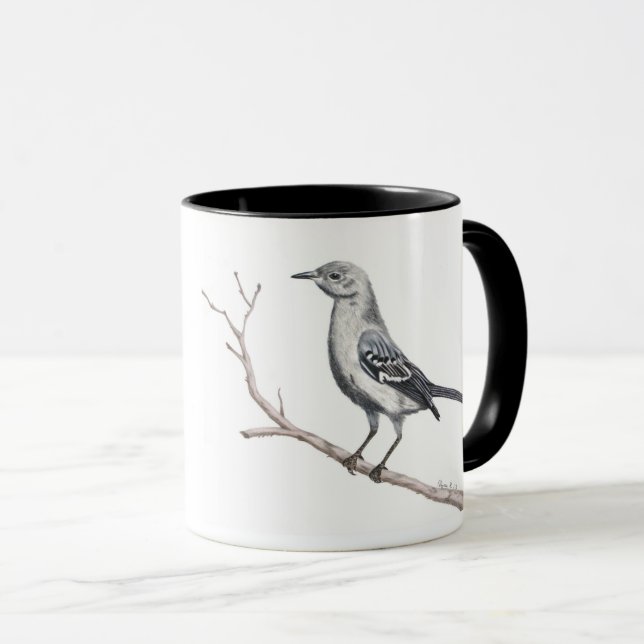Texas Mockingbird Inspirational Mug (Front Right)