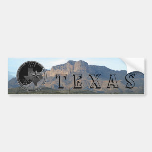 Texas Mountains Bumper Sticker