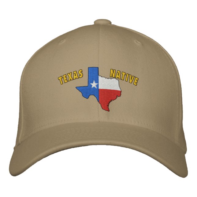 Texas Native Embroidered Hat (Front)