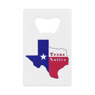 Texas Native Flag Map