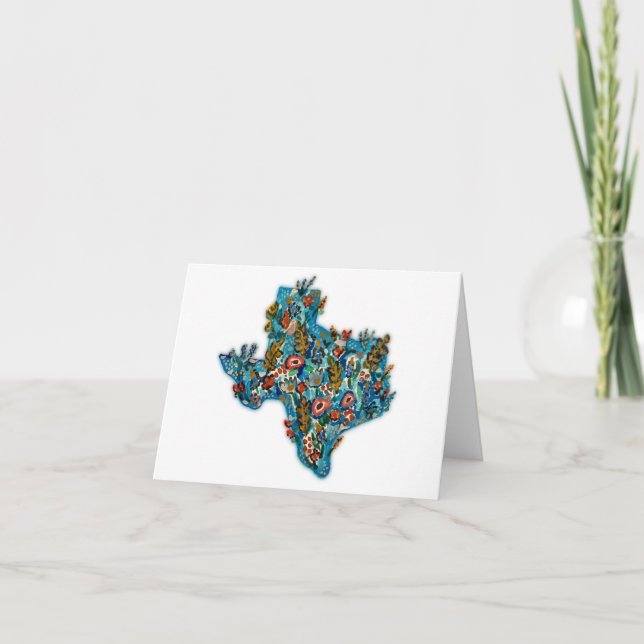Texas & Native Flowers Note Card (Front)