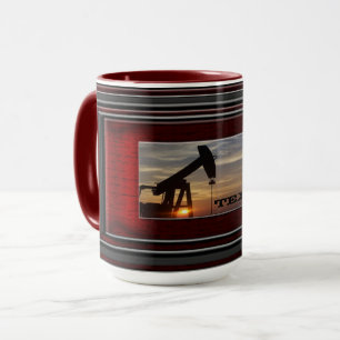 Texas oil mug