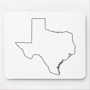 Texas Outline MousePad