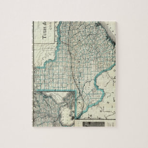 Texas Pacific Railway Jigsaw Puzzle