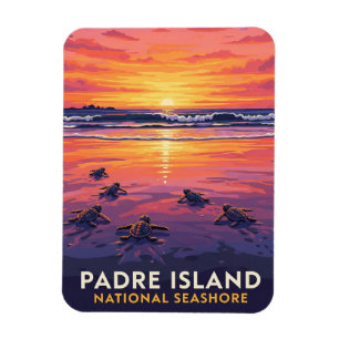 Texas Padre Island National Seashore Magnet