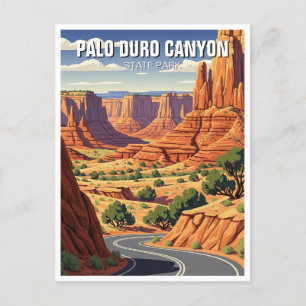 Texas Palo Duro Canyon State Park Travel Postcard