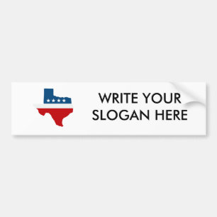 TEXAS PARTY BUMPER STICKER