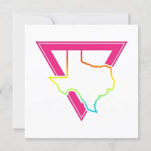 texas pink triangle invitation