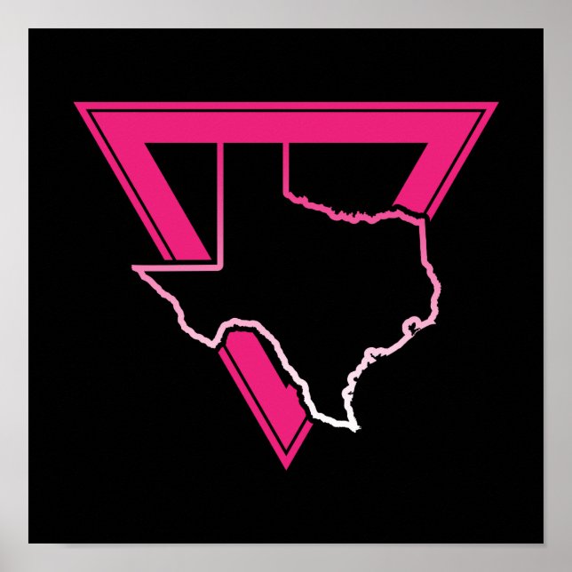texas pink triangle poster (Front)