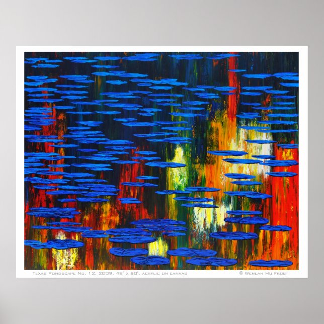 Texas Pondscape Poster (Front)