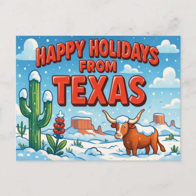 TEXAS Postcard (Front)