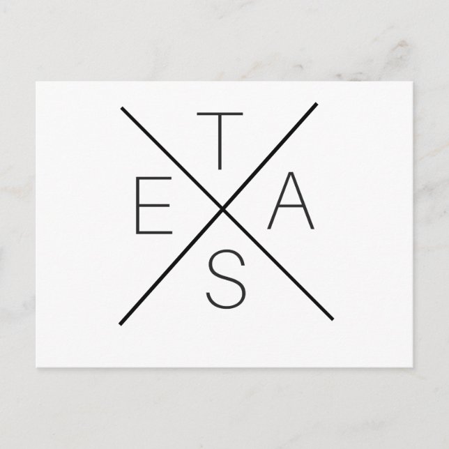 TEXAS Postcard (Front)