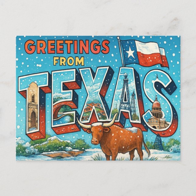 TEXAS Postcard (Front)