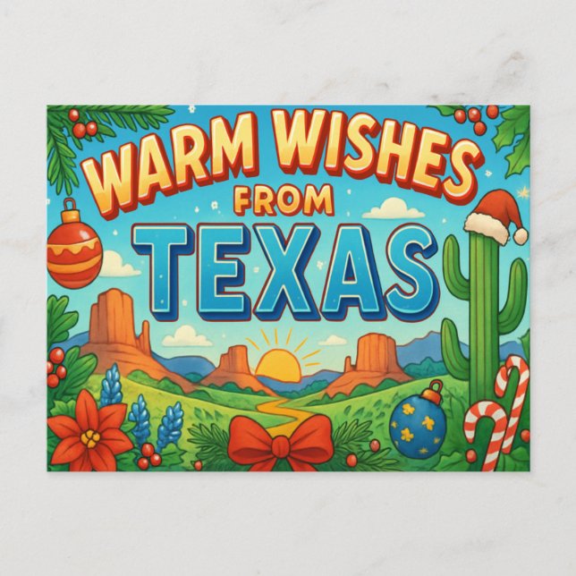 TEXAS Postcard (Front)