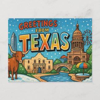 TEXAS Postcard