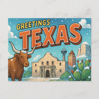 TEXAS Postcard