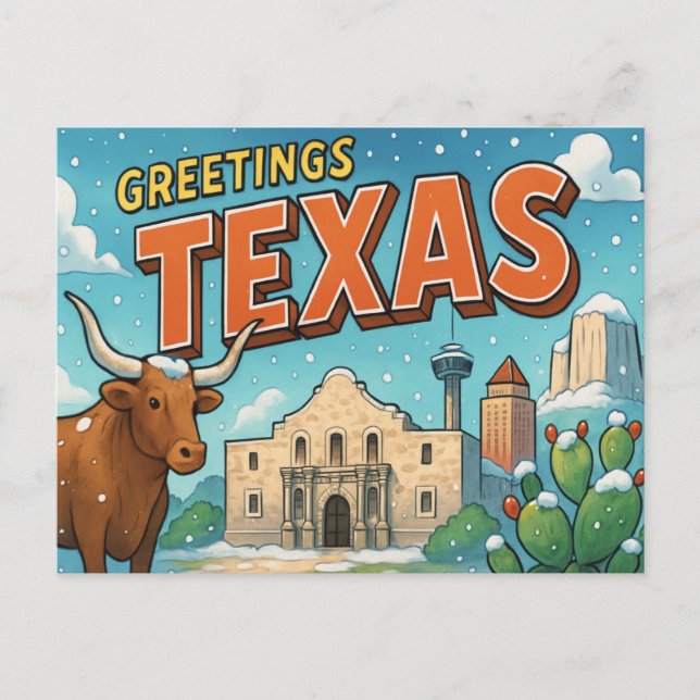 TEXAS Postcard (Front)
