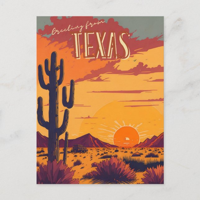 Texas  postcard (Front)