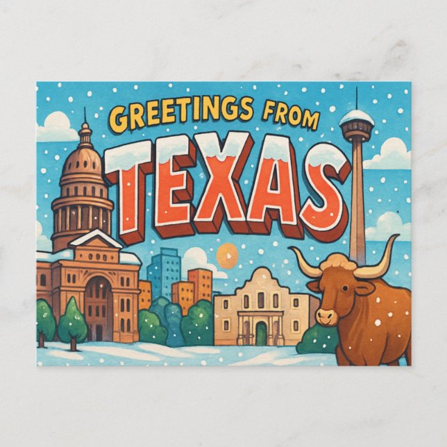 TEXAS Postcard (Front)